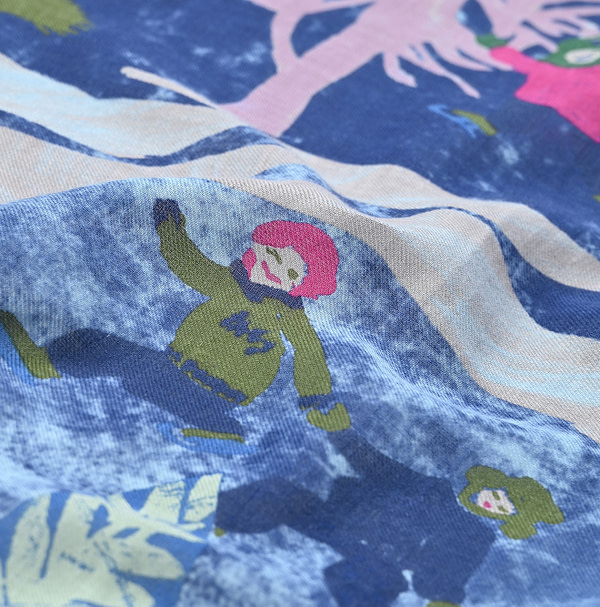 Supima Organic Aya Noel Furoshiki Detail