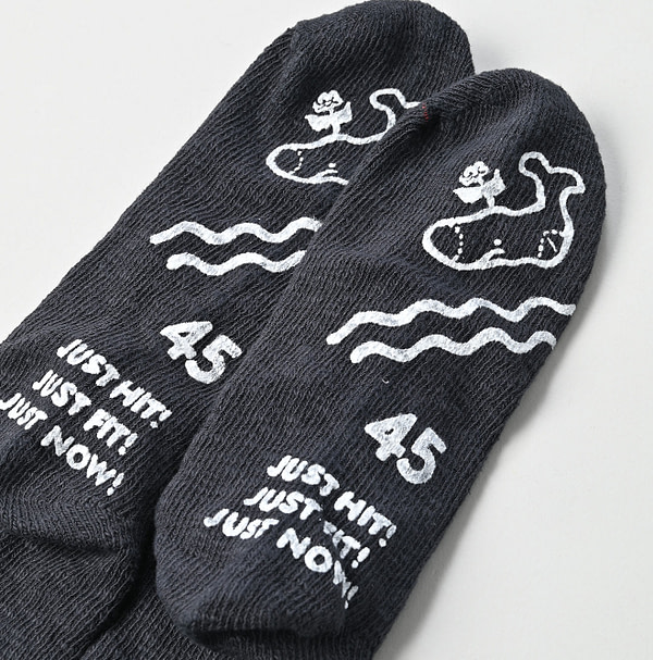 Plant Dyed Dozume Tenjiku Socks Detail