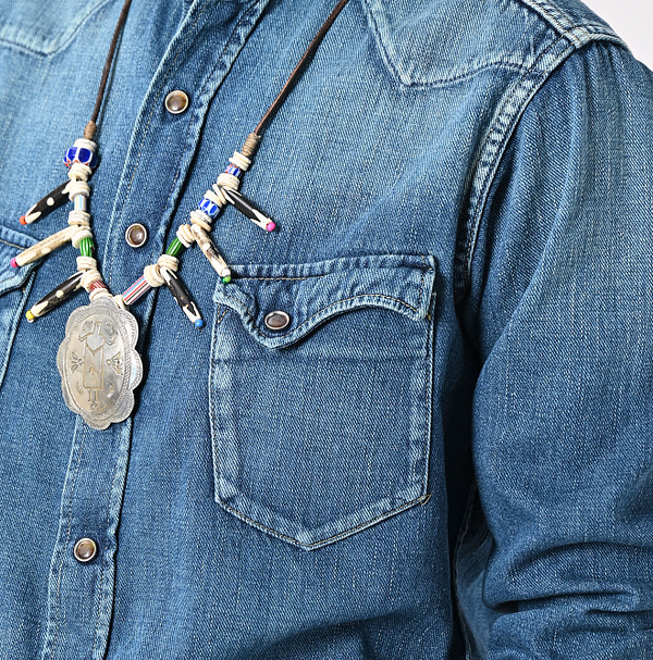 Indigo 45 Petite Denim 908 Eastern Shirt Zyu Detail