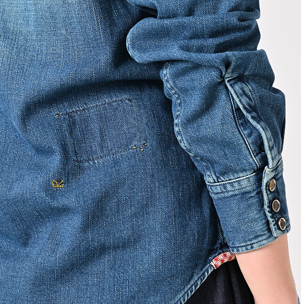 Indigo 45 Petite Denim 908 Eastern Shirt Zyu Detail