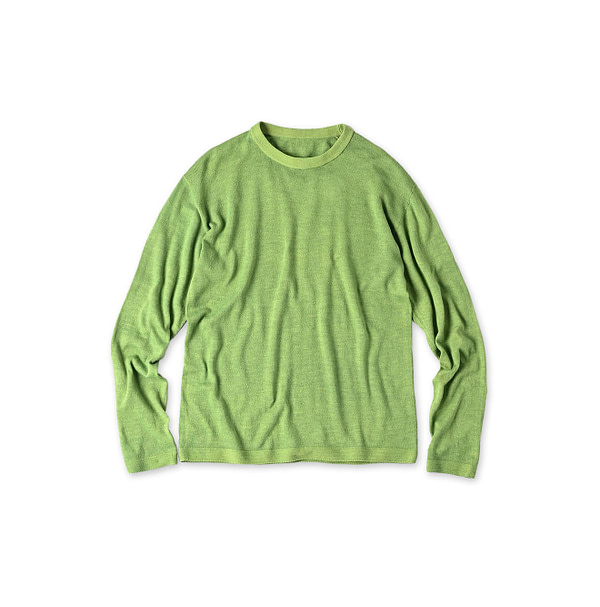 Plant Dyed Whole Super Gauze 908 Crew Rosemary
