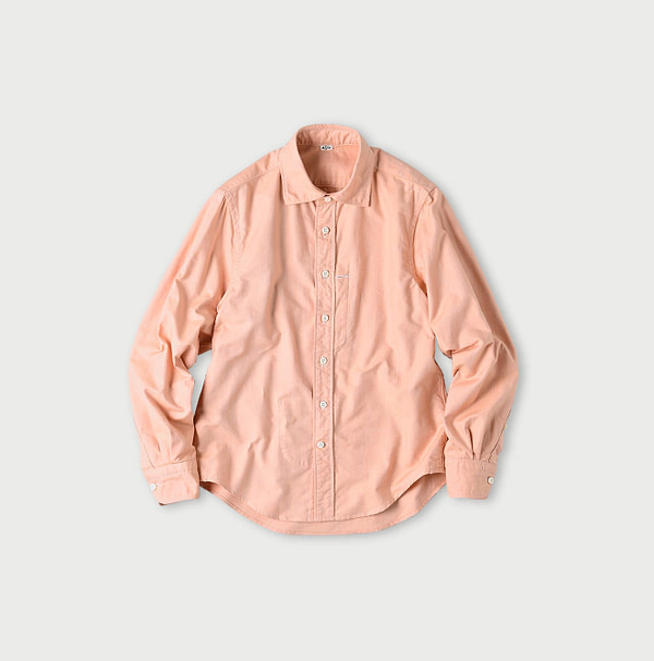 Supima OX 908 Loafer Shirt Orange Chambray