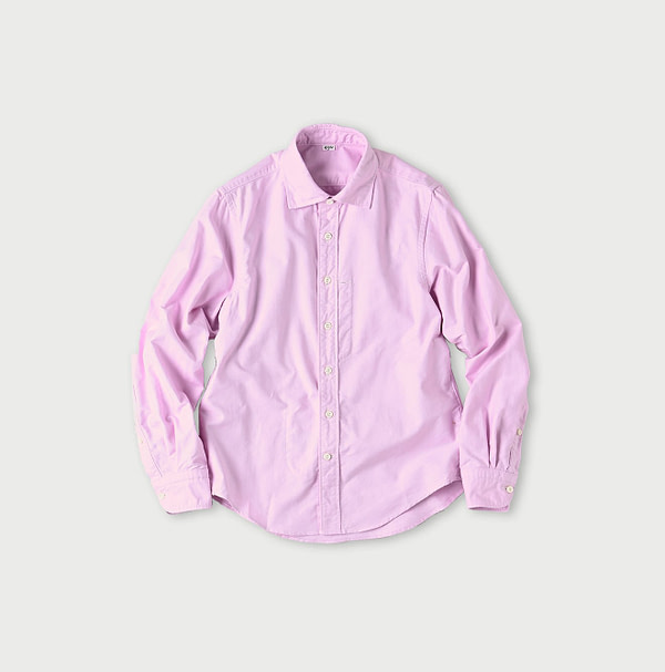 Supima OX 908 Loafer Shirt Pink Chambray