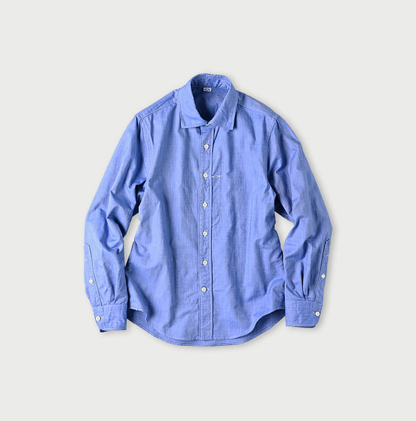 Supima OX 908 Loafer Shirt Blue Chambray