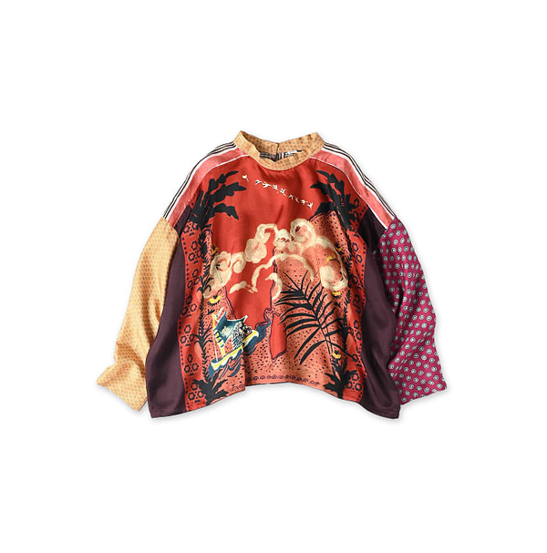 Picture Book Bandana Blouse Red