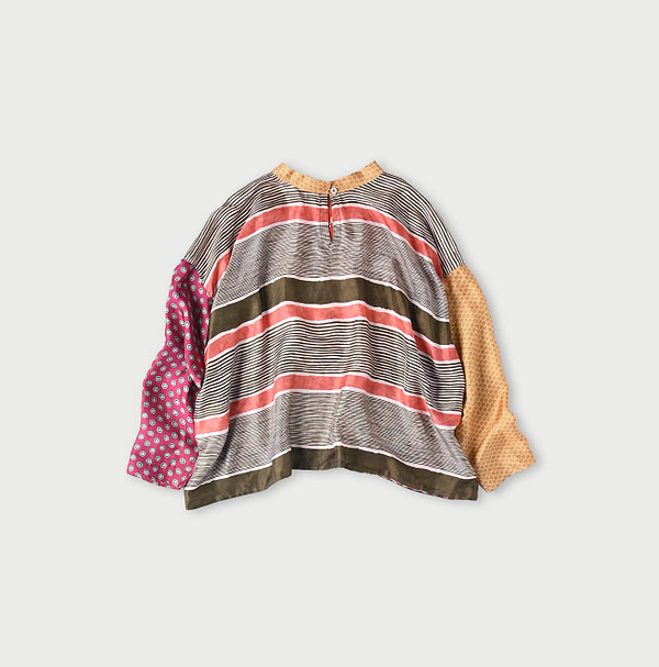 Picture Book Bandana Blouse Pale Back