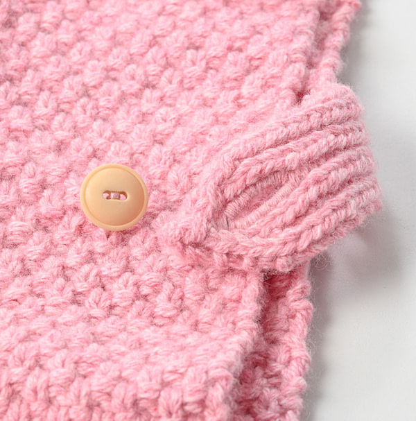 Cashmere Aran Poncho Detail