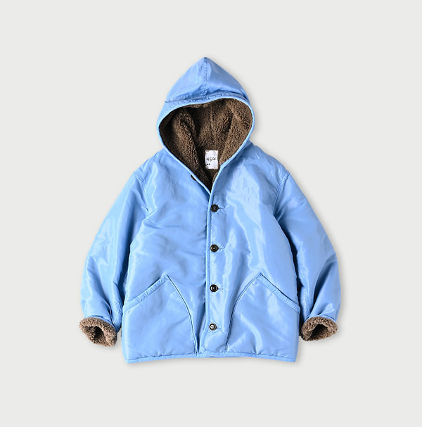 Atsu Nylon x Boa 908 Hood Blouson Blue
