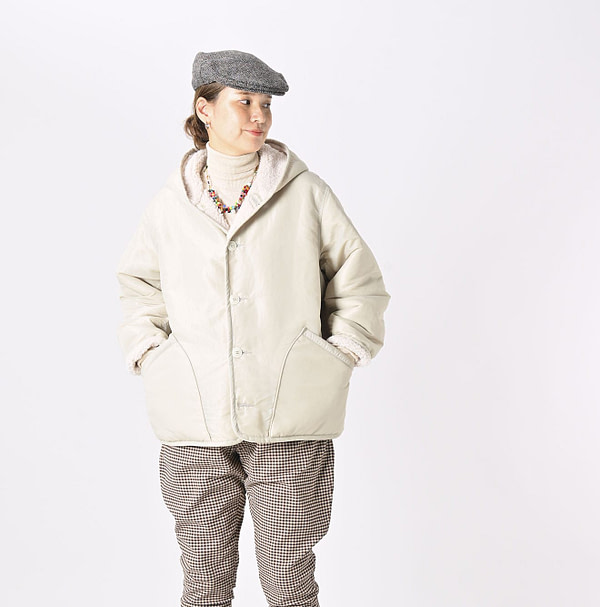 Atsu Nylon x Boa 908 Hood Blouson Female Model