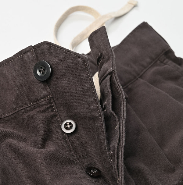 Moleskin 908 Peg Top Pants Detail