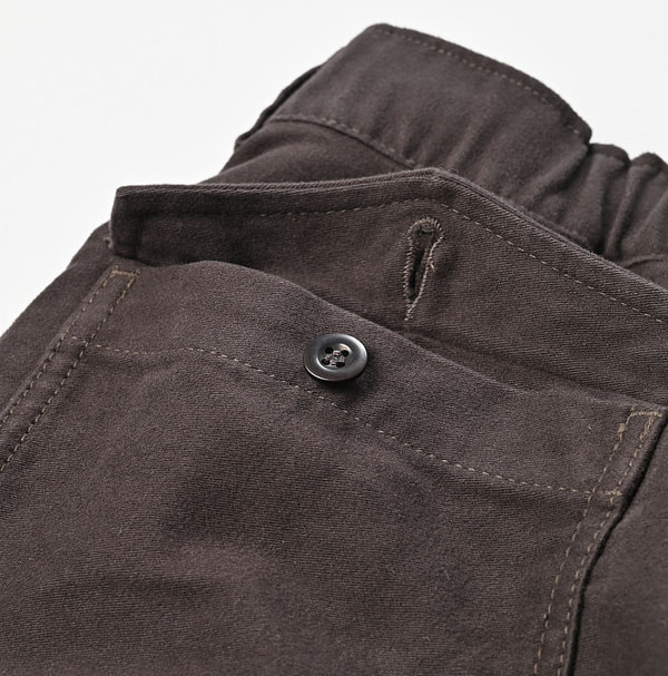 Moleskin 908 Peg Top Pants Detail