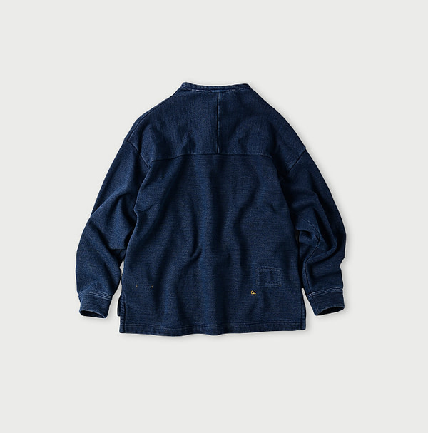 Indigo Urake 908 Outer Sweat Zyu Back
