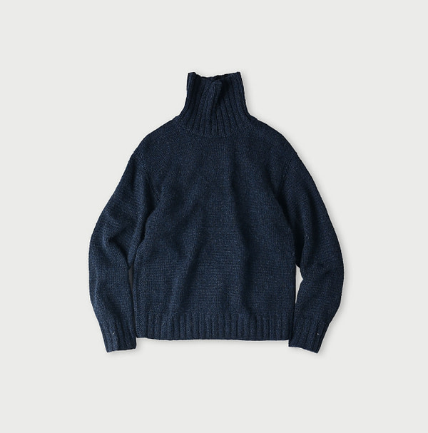 Shetland Cashmere 908 Turtle Navy Top