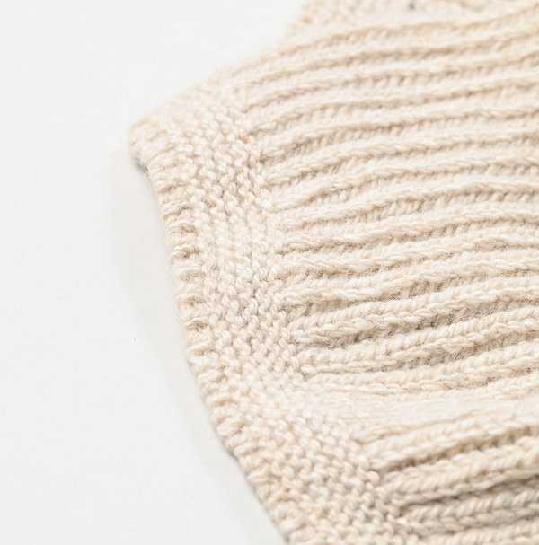 Cashmere Waffle Long Muffler Detail