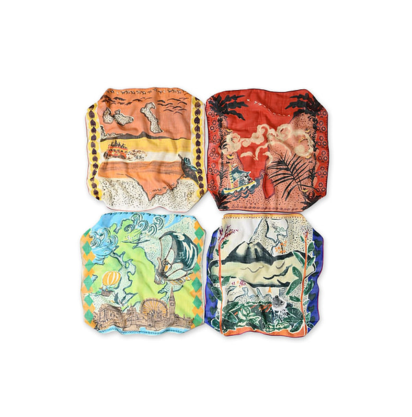 Gauze Picture Book Bandana