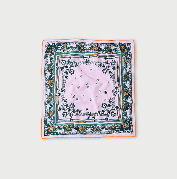 Khadi Pottery Bandana Green