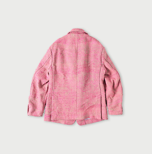 Indian Linen Silk Tweed Notting Hill Jacket Back