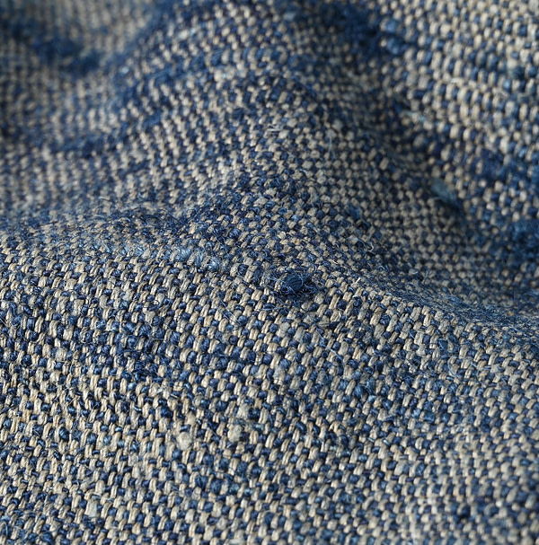 Ai Indian Linen Silk Tweed Notting Hill Jacket Detail