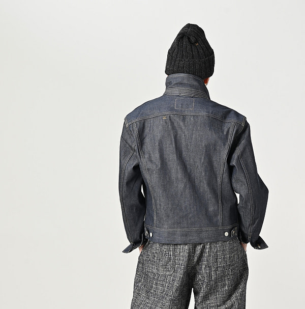 Rye Mugi Denim 908 Hikohime Jacket Itchora Male Model