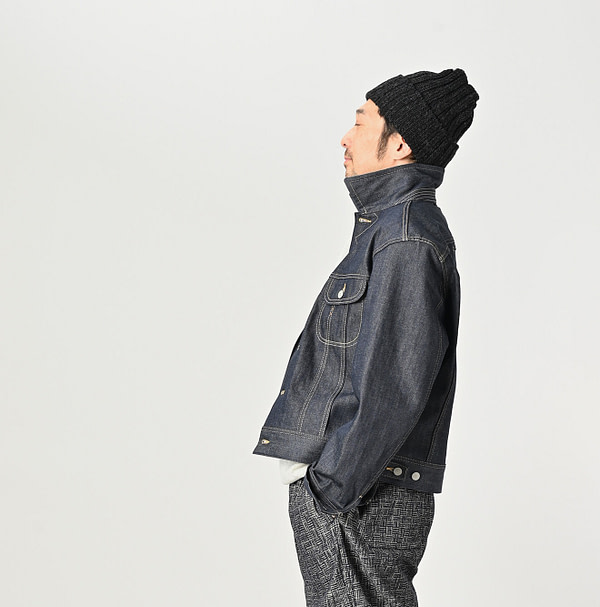 Rye Mugi Denim 908 Hikohime Jacket Itchora Male Model