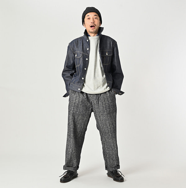 Rye Mugi Denim 908 Hikohime Jacket Itchora Male Model