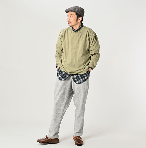 Long Sleeve 908 Ocean T-shirt Male Model