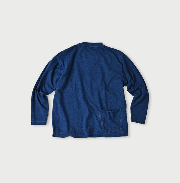 Indigo Long Sleeve 908 Ocean T-shirt Nou Back