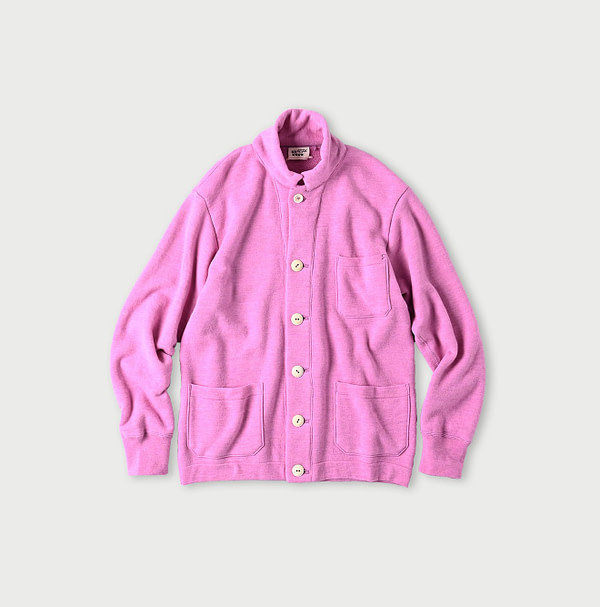 Horizontal Urake Jacket Pink Top