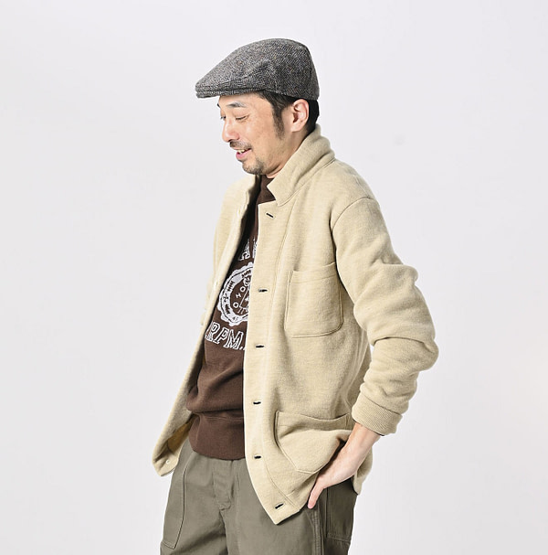 Horizontal Urake Jacket Male Model
