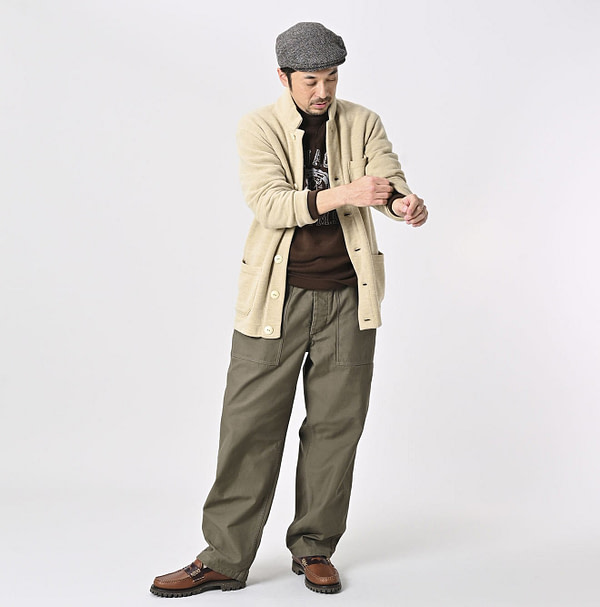 Horizontal Urake Jacket Male Model
