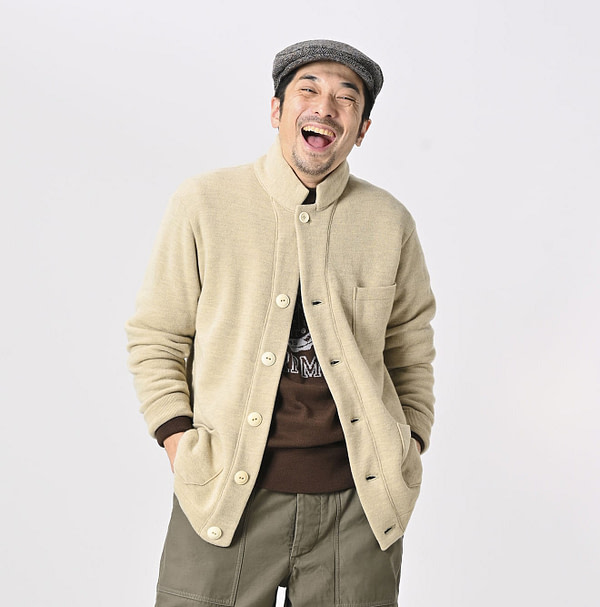 Horizontal Urake Jacket Male Model