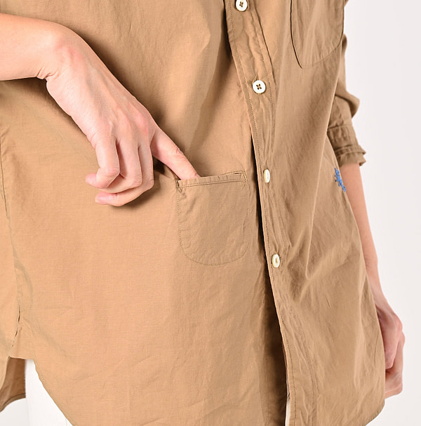 Batiste 908 Ocean Button Down Shirt Detail