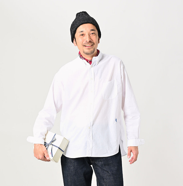 Batiste 908 Ocean Button Down Shirt Male Model