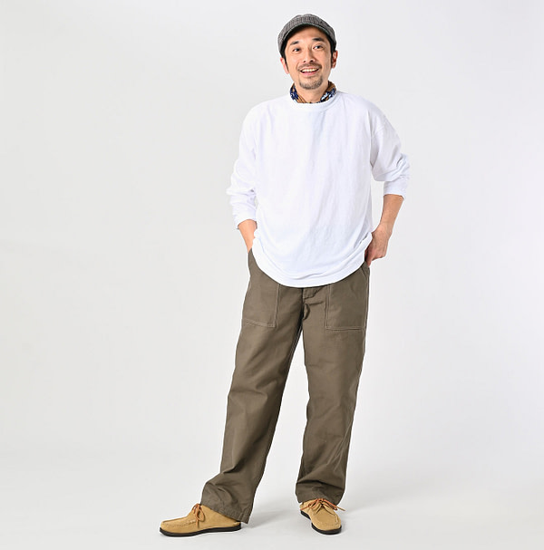 Long Sleeve 908 Ocean T-shirt Male Model