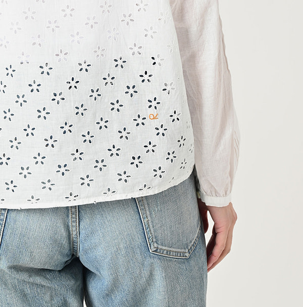 Doama Hira Cutwork Blouse Detail
