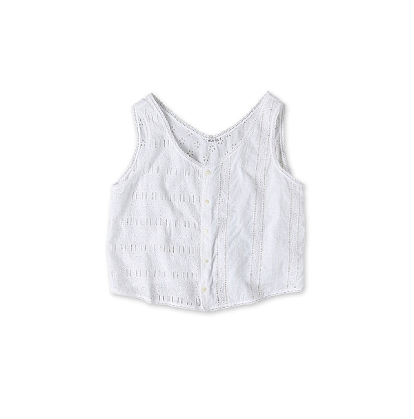 Doama Hira Cutwork Camisole White