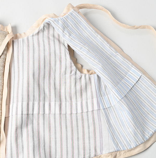 Indian Linen Silk Tweed Camisole Detail