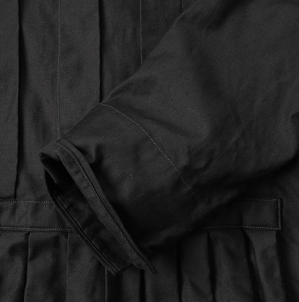 Chestnut Satin Pleats Dress Detail