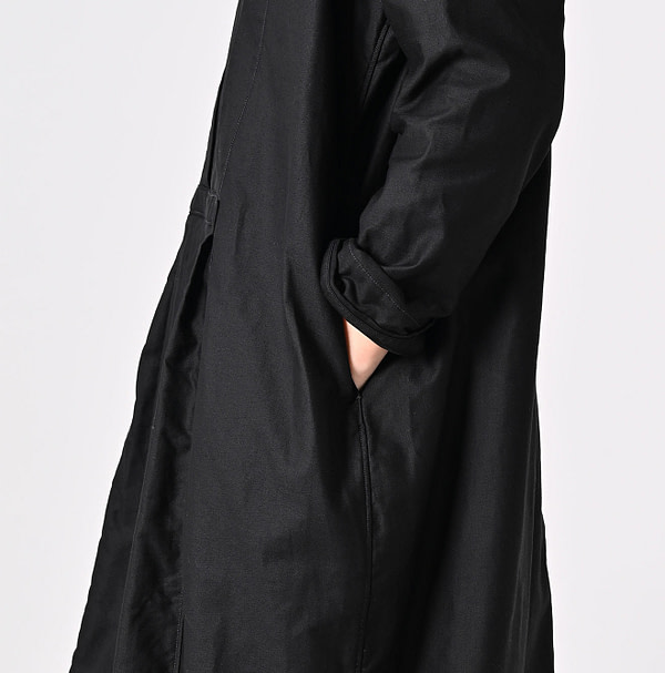 Chestnut Satin Pleats Dress Detail