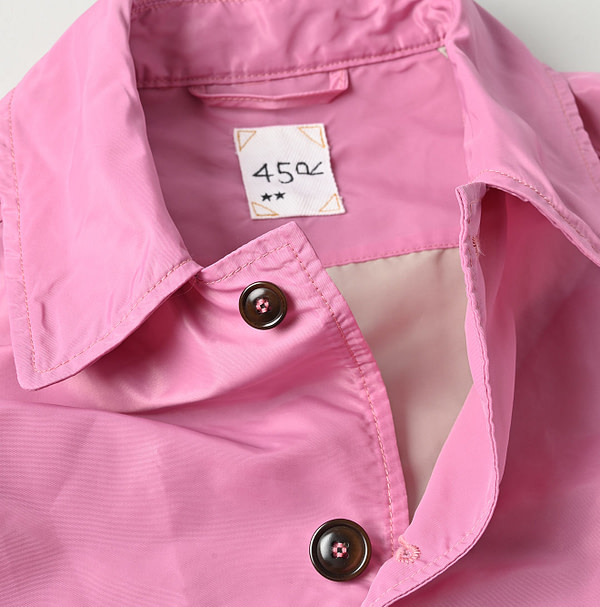 Nylon 908 Stain Collar Coat Detail
