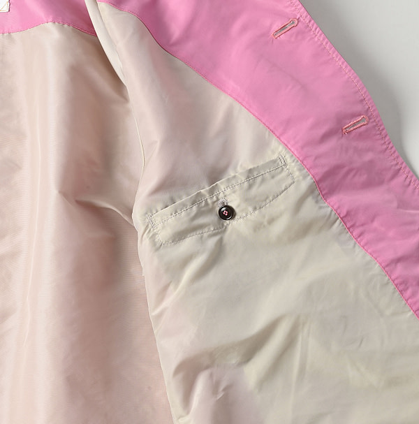 Nylon 908 Stain Collar Coat Detail