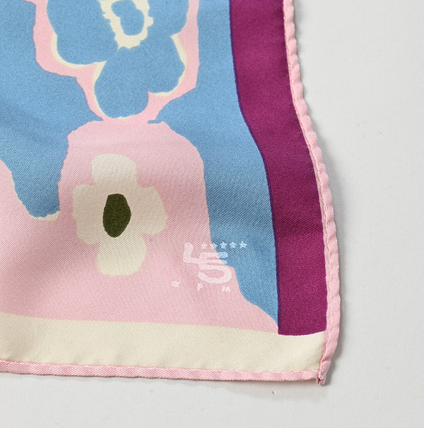 Silk Anemone Bird Bandana Detail