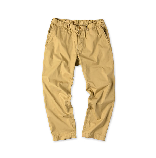 Thin Gabardine Easy Slacks MEN Beige
