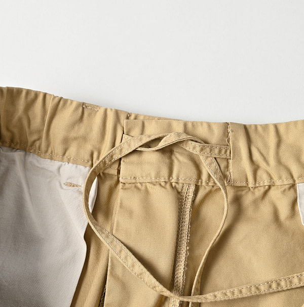 Thin Gabardine Easy Slacks MEN Detail