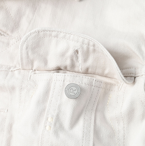Rye Mugi Denim 908 Hikohime Jan White Detail