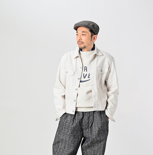 Rye Mugi Denim 908 Hikohime Jan White Male