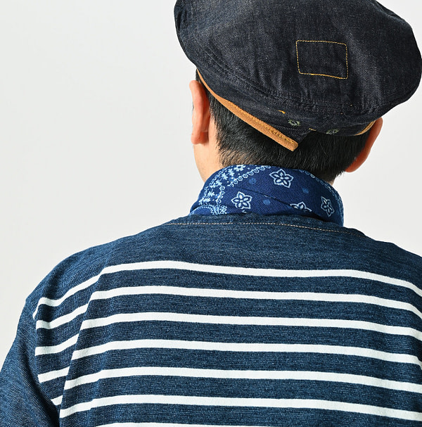 Indigo Basque 908 Shirt Nou (Size 3, 4, 5) Detail