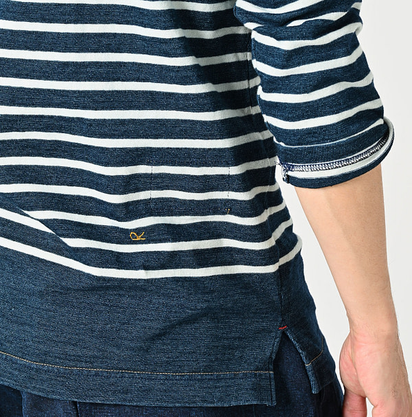 Indigo Basque 908 Shirt Nou (Size 3, 4, 5) Detail