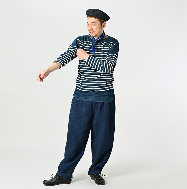 Indigo Basque 908 Shirt Nou (Size 3, 4, 5) Male Model