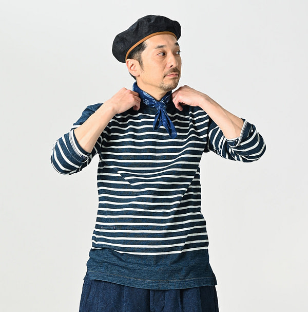Indigo Basque 908 Shirt Nou (Size 3, 4, 5) Male Model